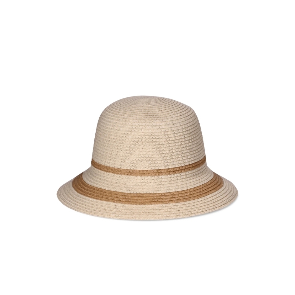 Time and Tru Women's Stripe Cloche Hat